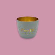 Madras Windlicht "Konfetti"