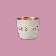 Madras Windlicht "Mr & Mrs"
