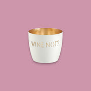 Madras Windlicht "Wine Not?"